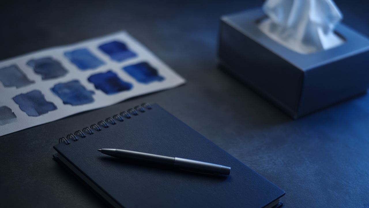 Counseling materials and soft studio light